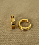 MIAB Oorbellen - Sleek Line Click Goud