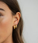 MIAB Oorbellen - Sleek Line Click Goud