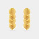 NUNU Gouden Oorbellen Four Petals