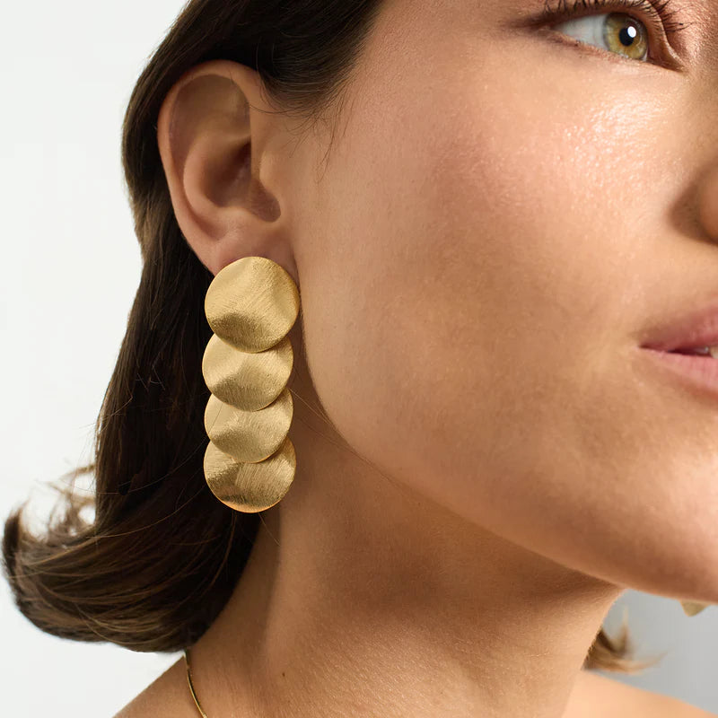 NUNU Gouden Oorbellen Four Suns