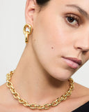NUNU Gouden Oorbellen Oval Duo Maxi