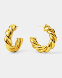 NUNU Gouden Oorbellen Rope Maxi