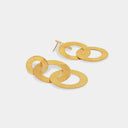 NUNU Gouden Oorbellen Three Rings