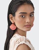 Olivia Dar Blauwe Oorbellen Seashell