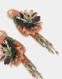 Olivia Dar Bruine Oorbellen Parrot Nude