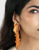 Olivia Dar Oorbellen Kingfisher Saffron