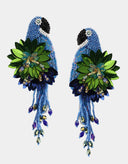 Olivia Dar Oorbellen Parrot Blue