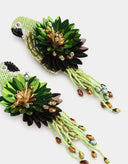Olivia Dar Oorbellen Parrot Matcha