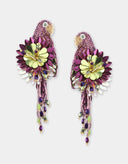 Olivia Dar Paarse Oorbellen Parrot Prune