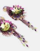Olivia Dar Paarse Oorbellen Parrot Prune