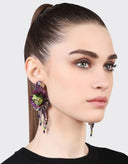 Olivia Dar Paarse Oorbellen Parrot Prune