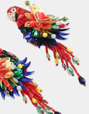 Olivia Dar Rode Oorbellen Parrot Red
