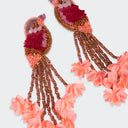 Olivia Dar Roze Oorbellen Kingfisher Pink Orange