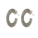 Oorbellen Camps & Camps Creool Zilver