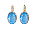 Oorbellen Camps & Camps Goud Ovaal Blauw