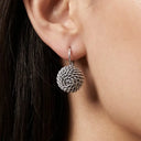 Oorbellen Camps & Camps Yarn zilver