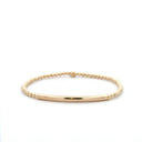 PScallme Armband Bar Plain 3mm Gold Coloured