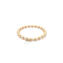 PScallme Armband Basic Mix 6mm/3mm Gold Coloured - Silver