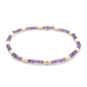 PScallme Armband Belle Oval Purple Gold Coloured