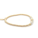 PScallme Armband Dot Chance 3mm Clear Gold Coloured
