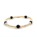 PScallme Armband Lola 5 Black Gold Coloured
