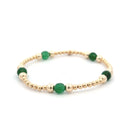 PScallme Armband Lola 5 Green Gold Coloured
