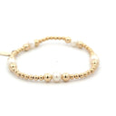 PScallme Armband Lola 5 Pearl Gold Coloured