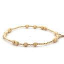 PScallme Armband Marocco 2mm Mix Gold Coloured