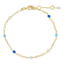 Pure by Nat Armband Lina Pearl Blue