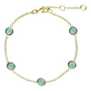 Pure by Nat Armband Natuursteen Silvia Green Tourmaline