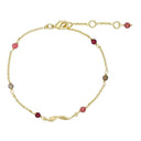 Pure by Nat Gouden Armband Lina Rhodolite