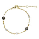 Pure by Nat Gouden Armband Natuursteen Anais Labradorite