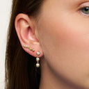 Pure by Nat Gouden Oorbellen Jade Model