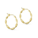 Pure by Nat Gouden Oorbellen Twisted Hoops Olivia
