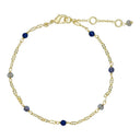 Pure by Nat Natuursteen Armband Lina Blue