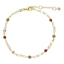 Pure by Nat Natuursteen Armband Lina Smoky Red