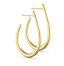 Pure by Nat gouden Oorbellen Drop Medium