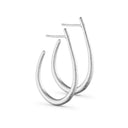 Pure by Nat zilveren Oorbellen Drop Small