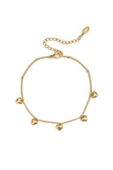 Stainless Steel gouden Armband Hartjes