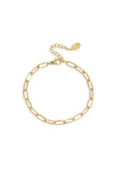 Stainless Steel Gouden Armband Schakel Basic