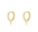 Stainless Steel Gouden Oorbellen Spike