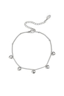Stainless Steel Zilveren Armband Hartjes