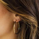 Gisser Jewels Tube Oversized Hoop Oorbellen