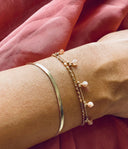 ZAG Bijoux Stainless Steel Snake Armband Pur