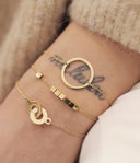 ZAG Bijoux Stainless Steel Armband Blokjes Pythagore