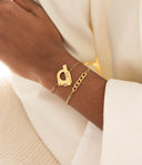 ZAG Bijoux Stainless Steel Gouden Armband Devin
