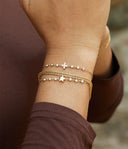 ZAG Bijoux Stainless Steel Gouden Armband Nera
