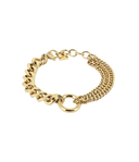 ZAG Bijoux Stainless Steel Gouden Armband Quatro