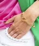 ZAG Bijoux Stainless Steel Gouden Armband Quatro