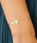 ZAG Bijoux Stainless Steel Gouden Armband Sienna